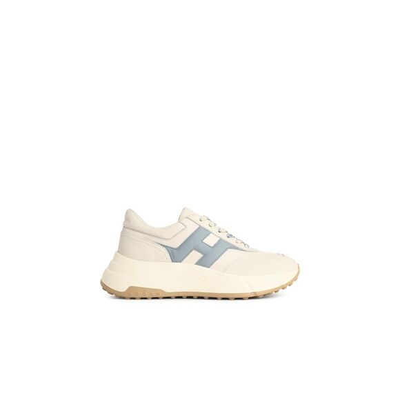HOGAN Shoes - Hogan 'Hogan Hi-Fi' Ivory Leather Sneakers Women